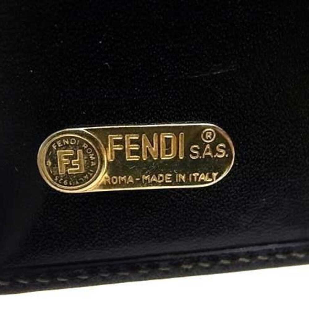 FENDI Zucca Tri-fold Wallet, Brown Canvas & Leather, 2556 01442 079, Women's. - Picture 8 of 8